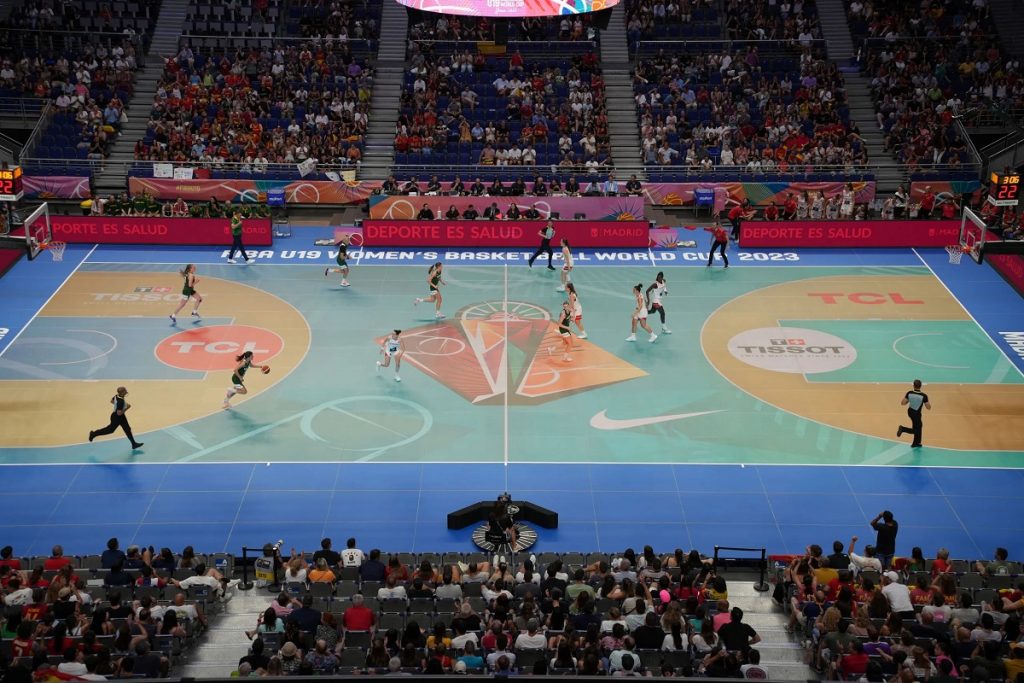 U19女籃世界盃比賽在ASB GlassFloor地板上進行