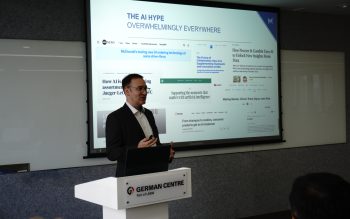 美最時受邀在德國商會行銷與傳播論壇發表演講，分享消費品牌AI實踐